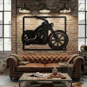 Chopper Cruiser Metal Tablo