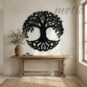 Yaşam Ağacı Metal Tablo
