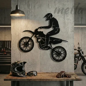 Motocross Metal Tablo