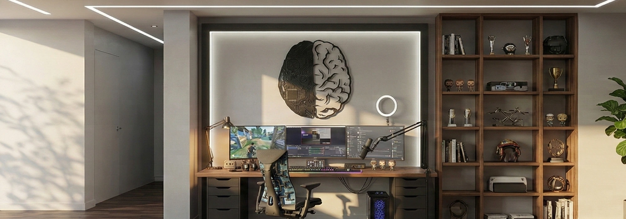 Sibernetik Beyin Metal Tablo